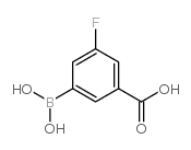 3-Carboxy-5-fluorophenylboronic acid - Chemical structure and product image