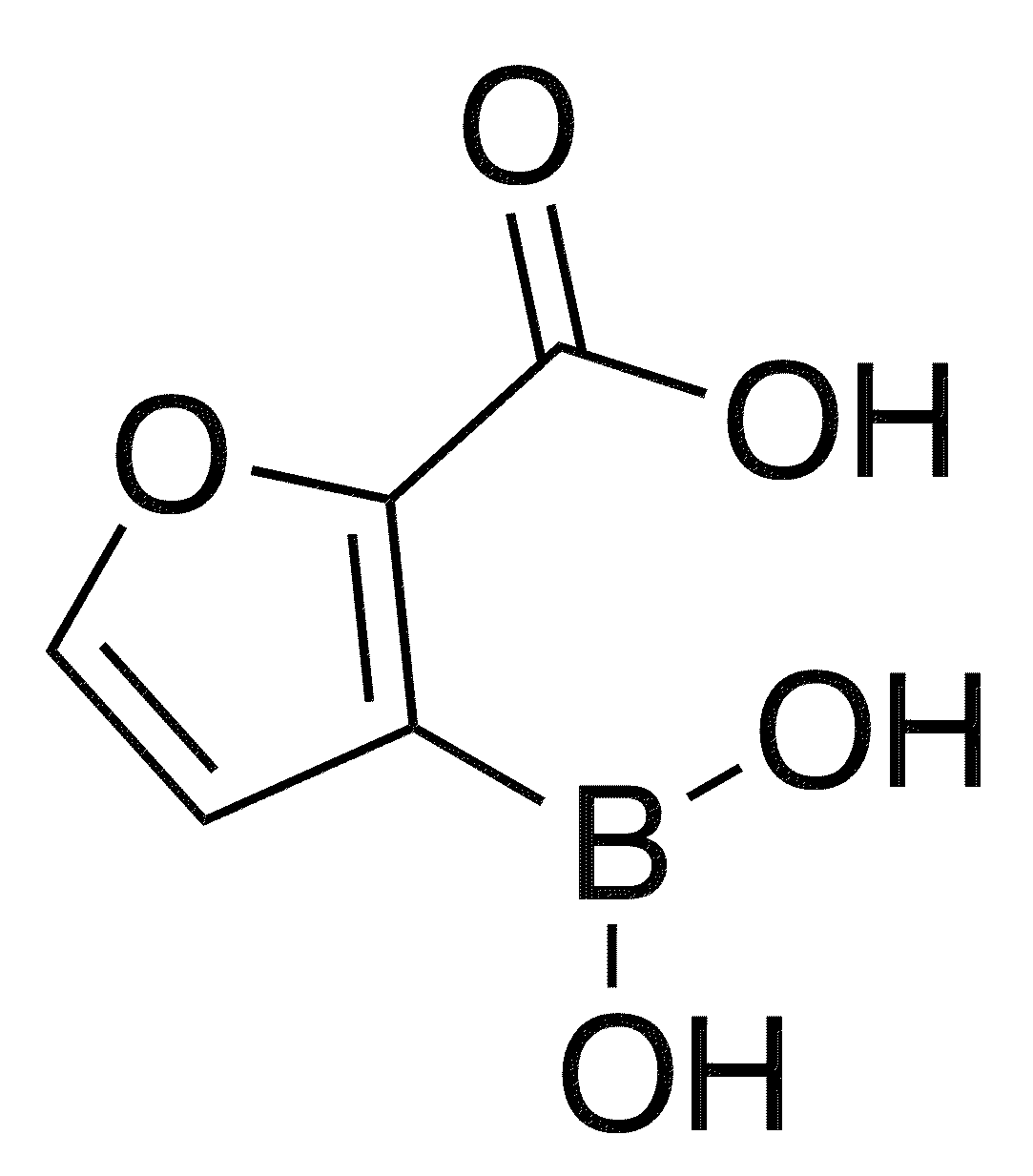 2-Carboxyfuran-3-boronic acid - Chemical structure and product image