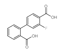 2-(4-Carboxy-3-fluorophenyl)benzoic acid - Chemical structure and product image