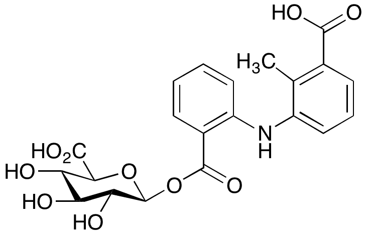 3-Carboxy Mefenamic Acid Acyl-β-D-glucuronide - Chemical structure and product image
