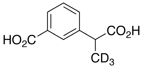 3-Carboxy-α-methylbenzeneacetic Acid-d3 - Chemical structure and product image