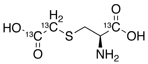 Carbocisteine-13C3 - Chemical structure and product image