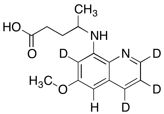 Carboxy Primaquine-d4 (Major) - Chemical structure and product image