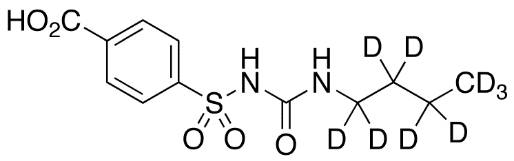 4-Carboxy Tolbutamide-d9 - Chemical structure and product image