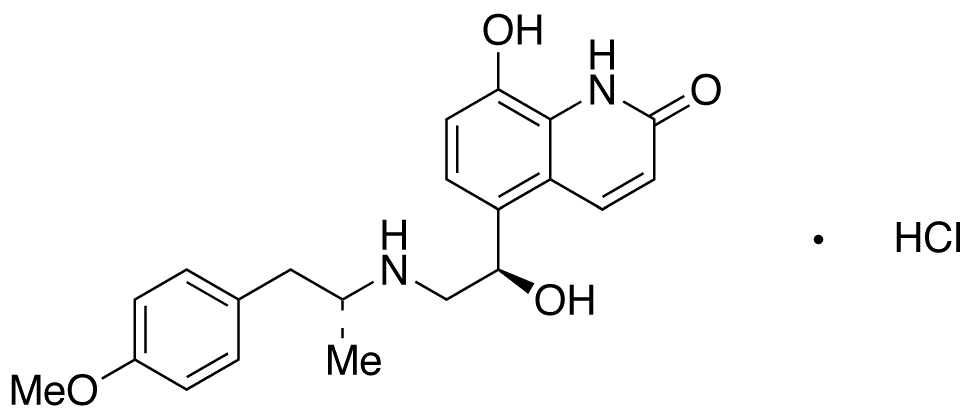 Carmoterol Hydrochloride - Chemical structure and product image