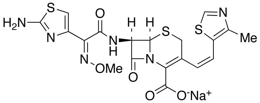 Cefditoren Acid Sodium Salt - Chemical structure and product image