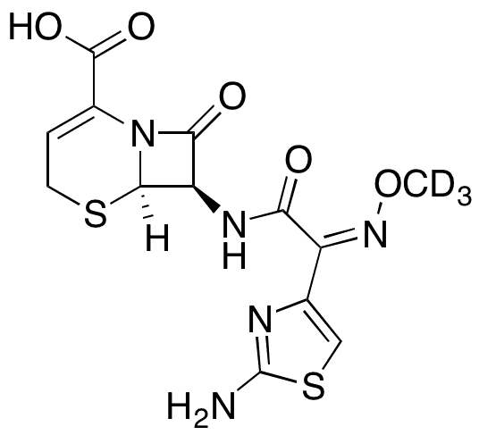 Ceftizoxime-d3 - Chemical structure and product image