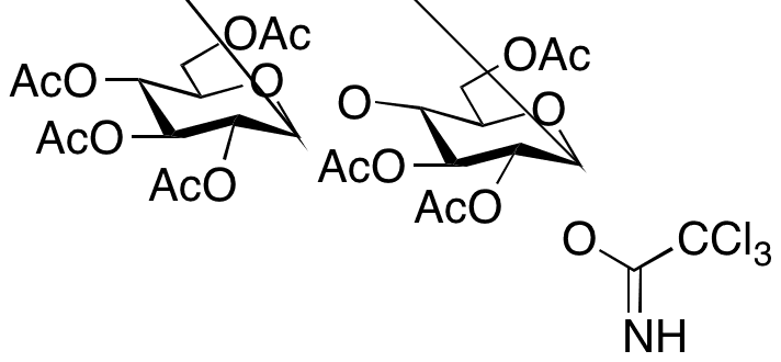 Alpha-D-Cellobiose Heptaacetate Trichloroacetimidate - Chemical structure and product image