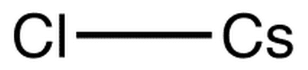 Cesium Chloride, 99% - Chemical structure and product image