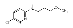 3-Chloro-6-(3-methoxypropylamino)pyridazine - Chemical structure and product image