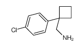 [1-(4-Chlorophenyl)cyclobutyl]methylamine - Chemical structure and product image
