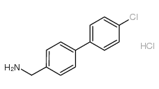 [4-(4-Chlorophenyl)phenyl]methylamine Hydrochloride - Chemical structure and product image