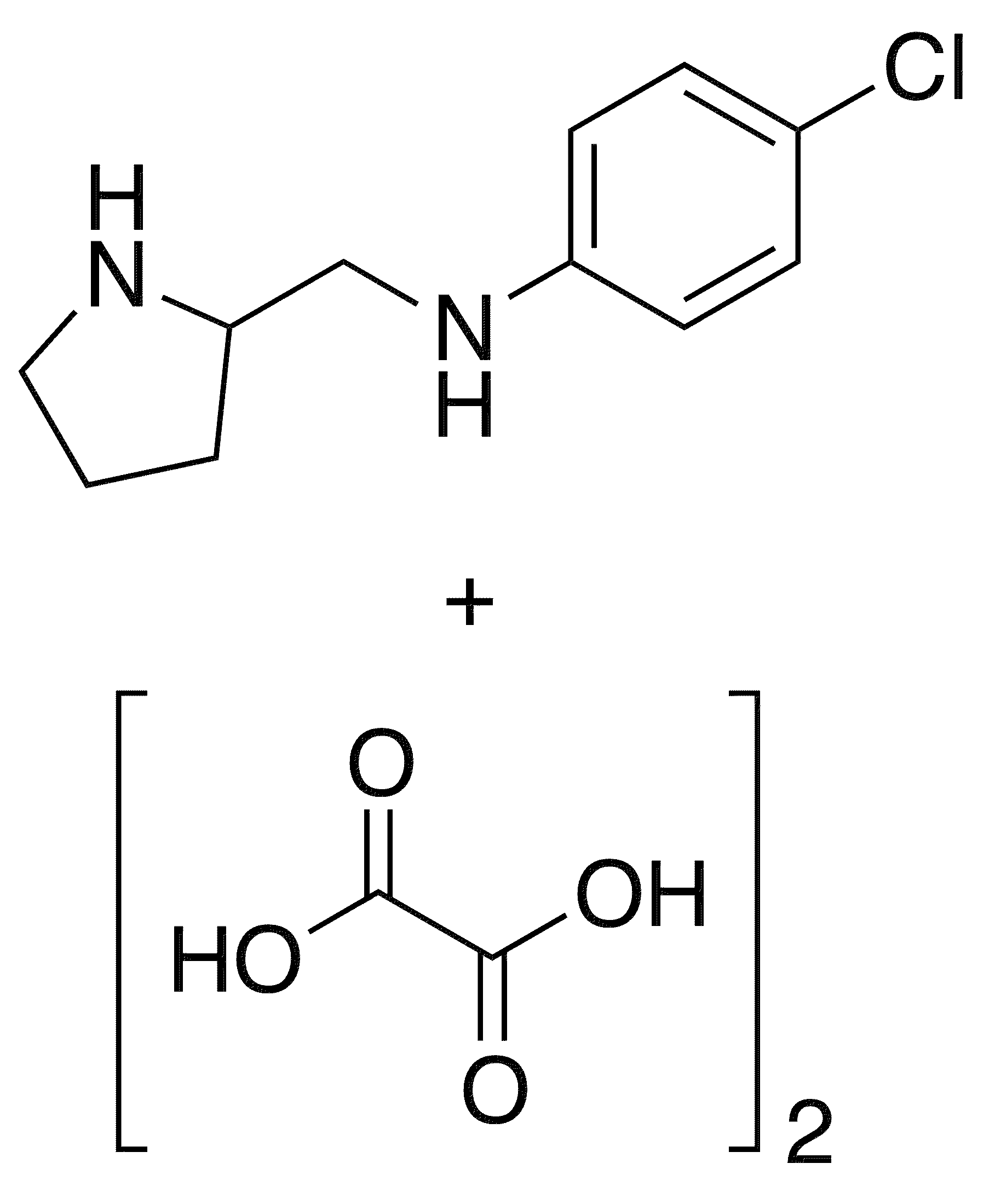4-Chloro-n-(pyrrolidin-2-ylmethyl)aniline Dioxalate - Chemical structure and product image