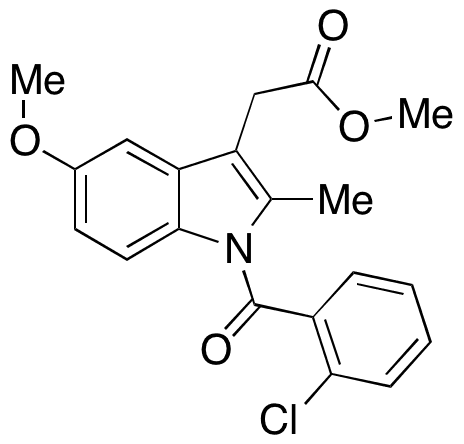 1-(2-Chlorobenzoyl)-5-methoxy-2-methyl-1H-indole-3-acetic Acid Methyl Ester - Chemical structure and product image