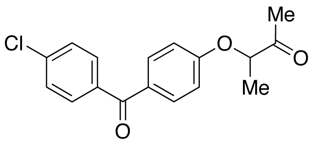3-[4-(4-Chlorobenzoyl)phenoxy]-2-butanone(Fenofibrate Impurity) - Chemical structure and product image