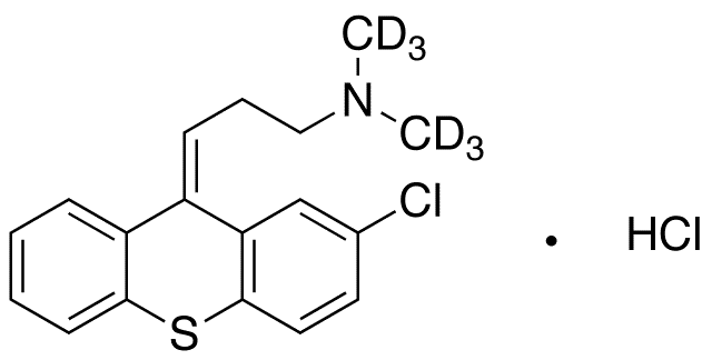 Chlorprothixene-d6 Hydrochloride - Chemical structure and product image
