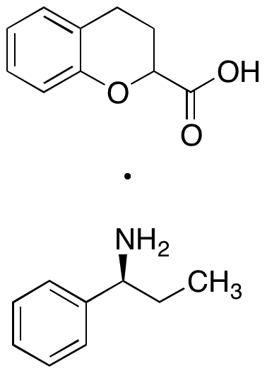 Chromane-2-carboxylic Acid (S)-1-Phenylpropan-1-amine - Chemical structure and product image