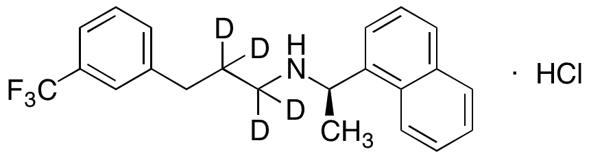 Cinacalcet-d4 Hydrochloride - Chemical structure and product image