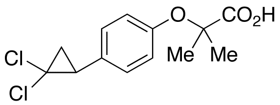 Ciprofibrate - Chemical structure and product image