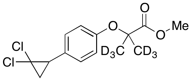 Ciprofibrate Methyl Ester-d6 - Chemical structure and product image