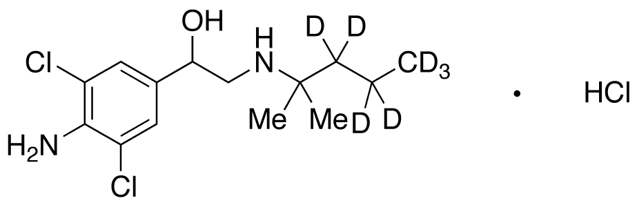 Clenhexerol-d7 Hydrochloride - Chemical structure and product image
