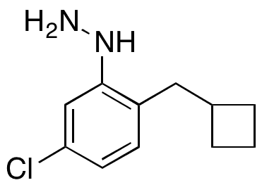 [5-Chloro-2-(cyclobutylmethyl)phenyl]-hydrazine - Chemical structure and product image