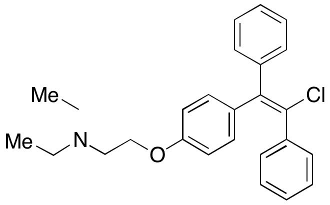 trans-Clomiphene - Chemical structure and product image