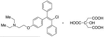 Clomiphene Citrate(cis-trans mixture) - Chemical structure and product image