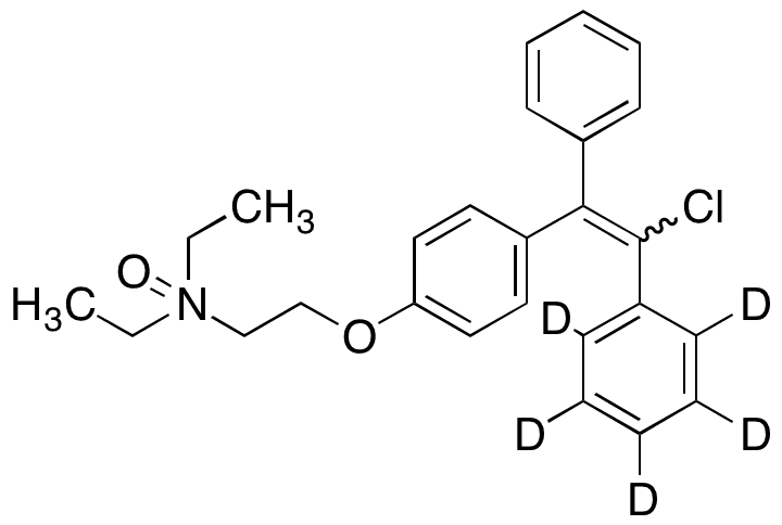 Clomiphene-d5 N-Oxide - Chemical structure and product image
