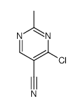 4-Chloro-2-methylpyrimidine-5-carbonitrile - Chemical structure and product image