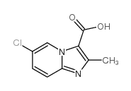 6-Chloro-2-methylimidazo[1,2-a]pyridine-3-carboxylic acid - Chemical structure and product image