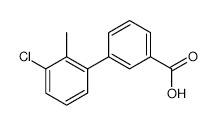 3-Chloro-2-methylbiphenyl-3-carboxylic acid - Chemical structure and product image