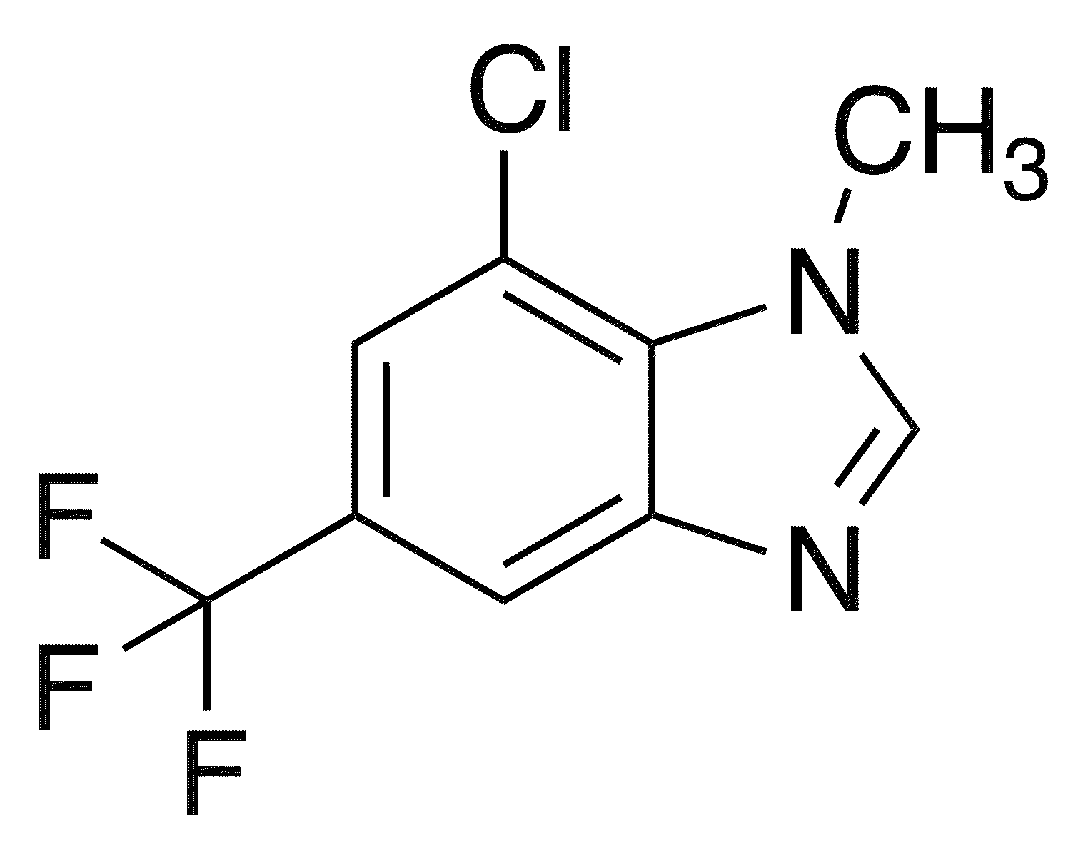 7-Chloro-1-methyl-5-(trifluoromethyl)benzimidazole - Chemical structure and product image