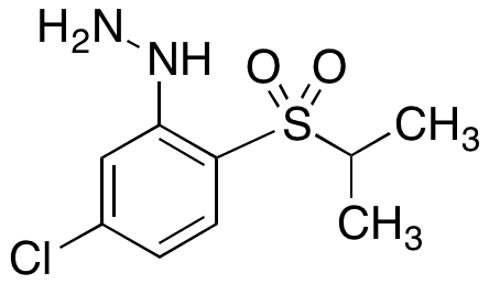 [5-Chloro-2-[(isopropylsulfonyl]phenyl]-hydrazine - Chemical structure and product image