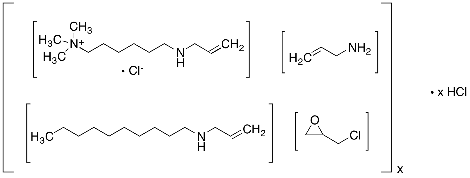 Colesevelam Hydrochloride (Technical Grade) - Chemical structure and product image