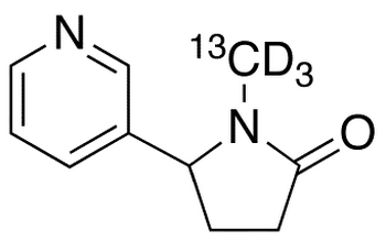 rac-Cotinine-13C,d3 - Chemical structure and product image