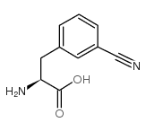 3-Cyano-l-phenylalanine Hydrochloride - Chemical structure and product image