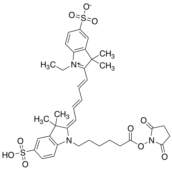 Cyanine 5, SE - Chemical structure and product image