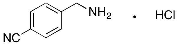 4-Cyanobenzylamine Hydrochloride - Chemical structure and product image