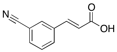 3-Cyanocinnamic Acid - Chemical structure and product image
