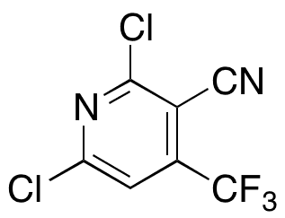 3-Cyano-2,6-dichloro-4-trifluoromethylpyridine - Chemical structure and product image