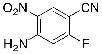4-Cyano-5-fluoro-2-nitroaniline - Chemical structure and product image