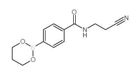 N-(2-Cyanoethyl)-4-(1,3,2-dioxaborinan-2-yl)benzamide - Chemical structure and product image