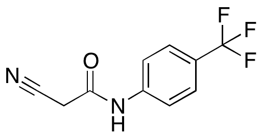 2-Cyano-N-[4-(trifluoromethyl)phenyl]acetamide - Chemical structure and product image