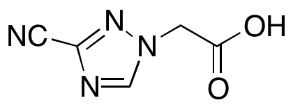 (3-Cyano-1H-1,2,4-triazol-1-yl)acetic Acid - Chemical structure and product image