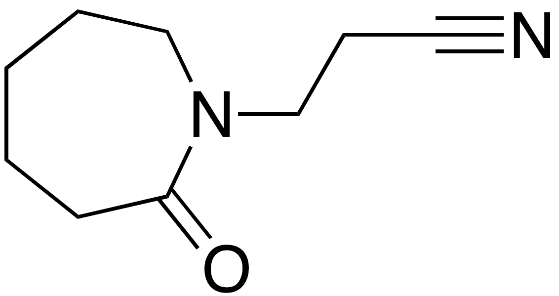 N-(beta-Cyanoethyl)caprolactam - Chemical structure and product image