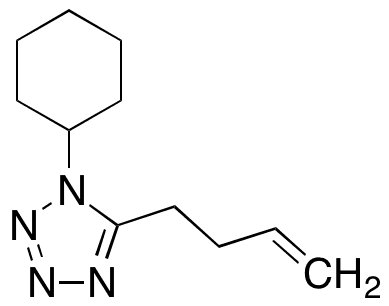 1-Cyclohexyl-5-(3-butenyl)tetrazole - Chemical structure and product image