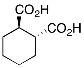 trans-1,2-Cyclohexanedicarboxylic Acid - Chemical structure and product image