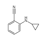 2-(Cyclopropylamino)benzonitrile - Chemical structure and product image