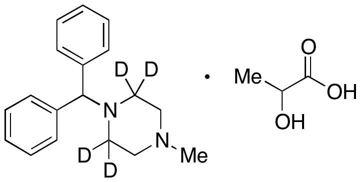 Cyclizine-d4 Lactate - Chemical structure and product image